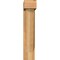 Ekena Millwork Traditional Block Rough Sawn Bracket w/ Offset Brace, Western Red Cedar, 6"W x 18"D x 30"H BKT0604X18X30TRA05RWR - alternate 3